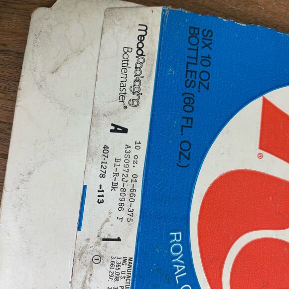 Vintage soda pop bottle carton Me and My RC Money Back Bottles case carrier - Picture 7 of 8